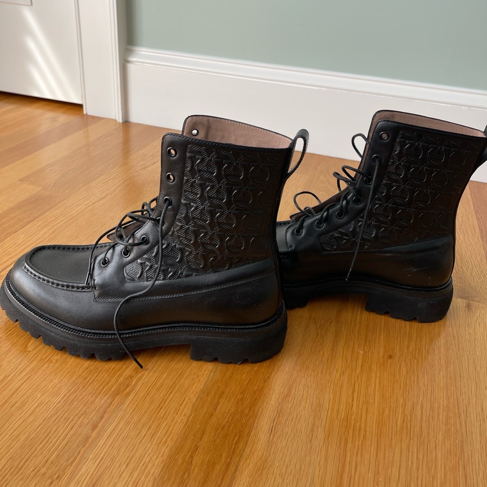 Men’s Ferragamo Leather Boots